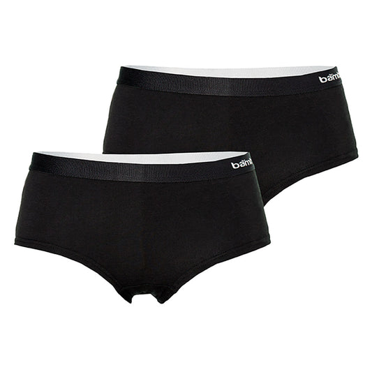 Bamboe hipster dames - Zwart 2-Pak