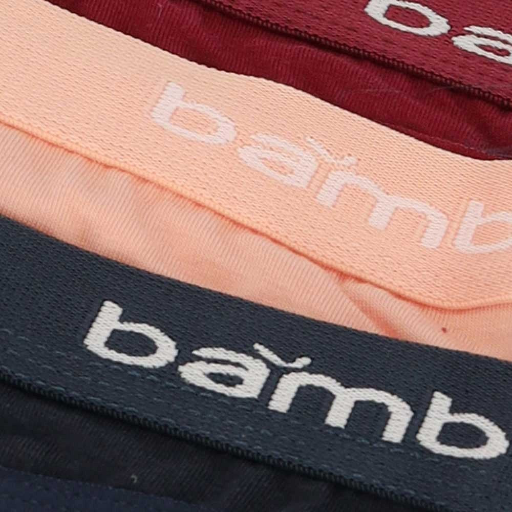 Bamboe string dames - Multi Color - 3-Pak