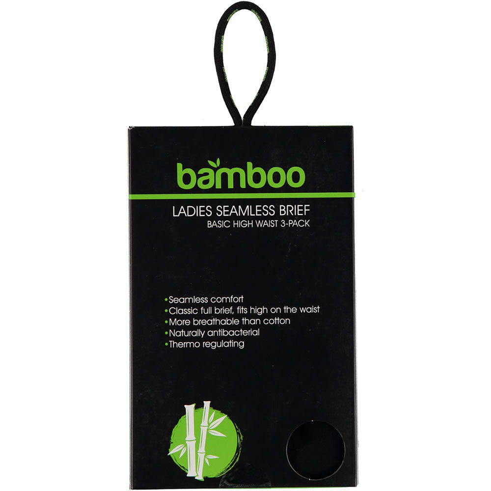 Bamboe Slip High Waist - Zwart -3-Pak