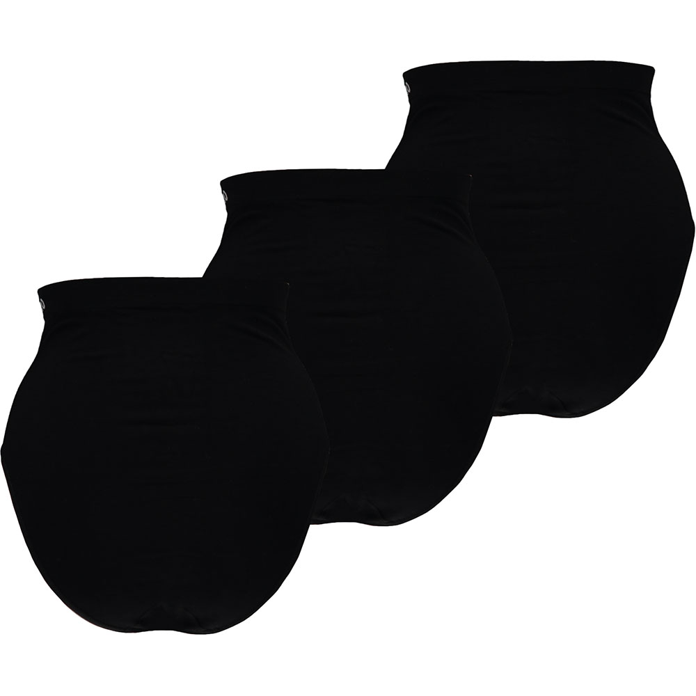Bamboe Slip High Waist - Zwart -3-Pak