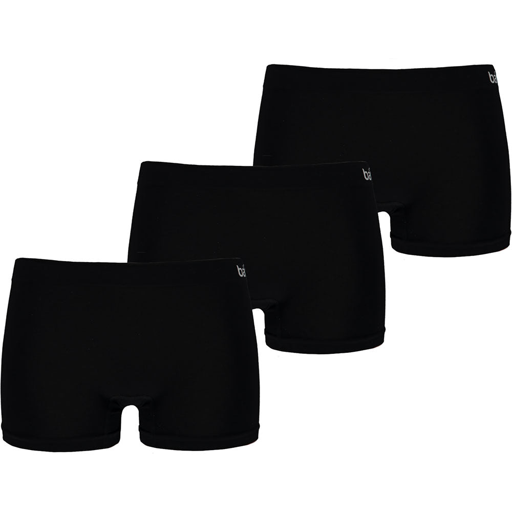 Hipster en bambou sans couture - Lot de 3 - Noir