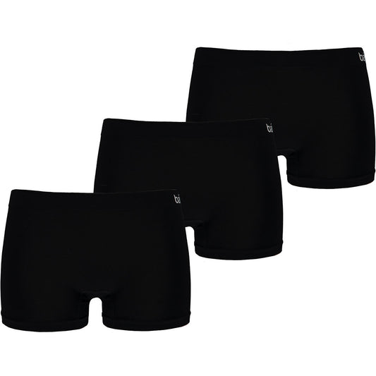 Hipster en bambou sans couture - Lot de 3 - Noir