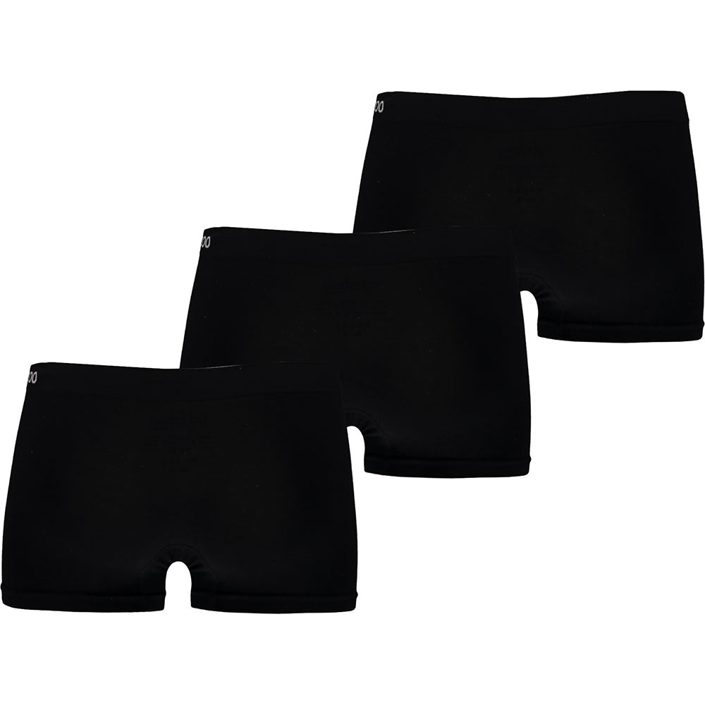 Hipster en bambou sans couture - Lot de 3 - Noir
