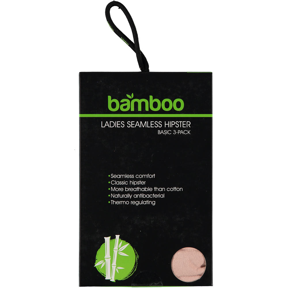 Bamboe Hipster Naadloos - 3-Pak - Skin
