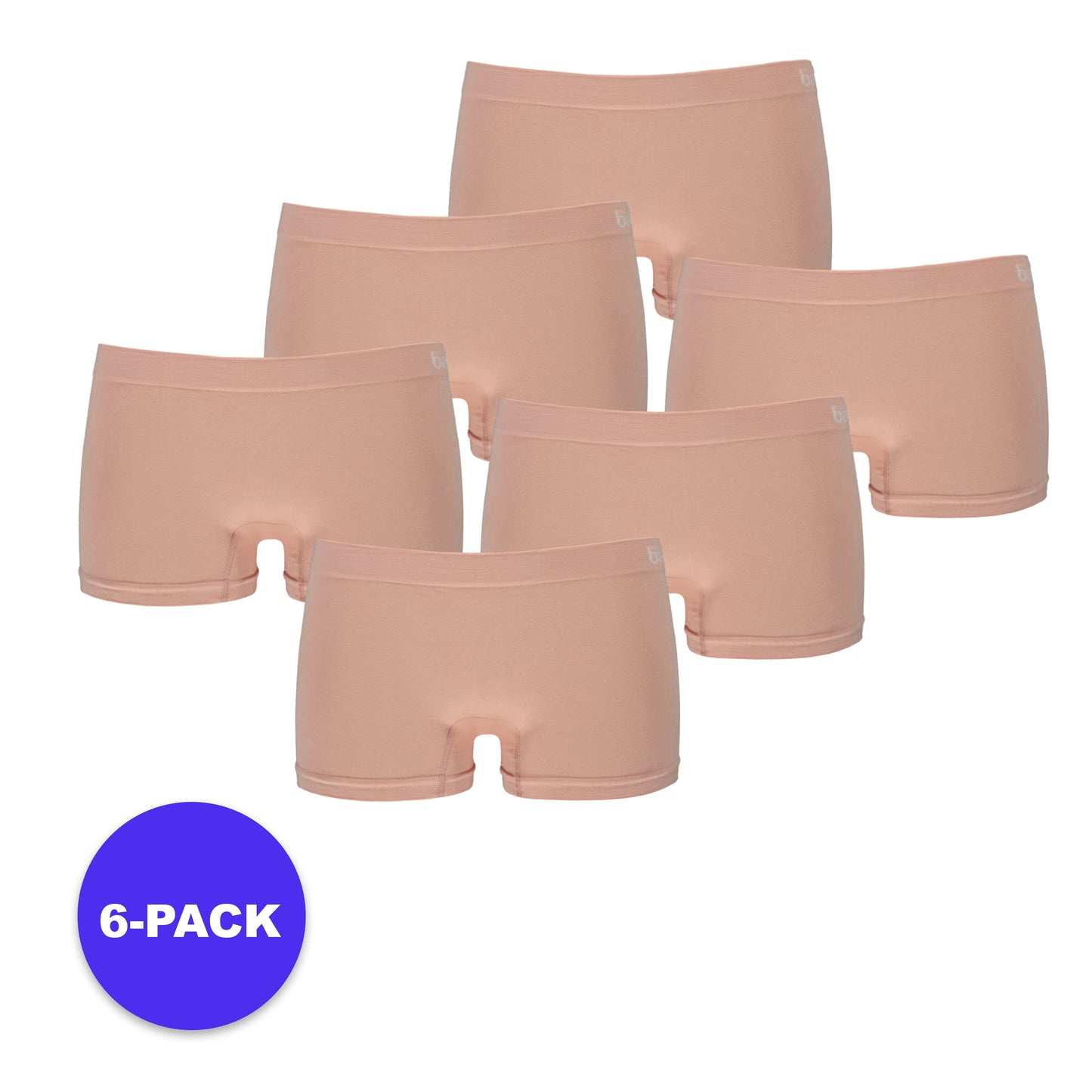 Bamboe Hipster Naadloos - 6-Pack - Voordeelpakket