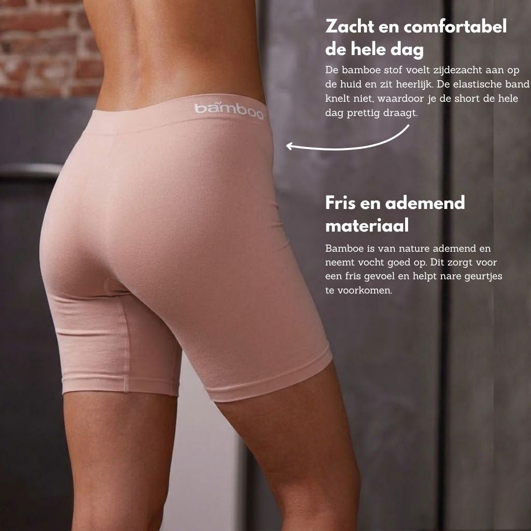Bamboo Short Seamless – Schwarz/Weiß – 3er-Pack