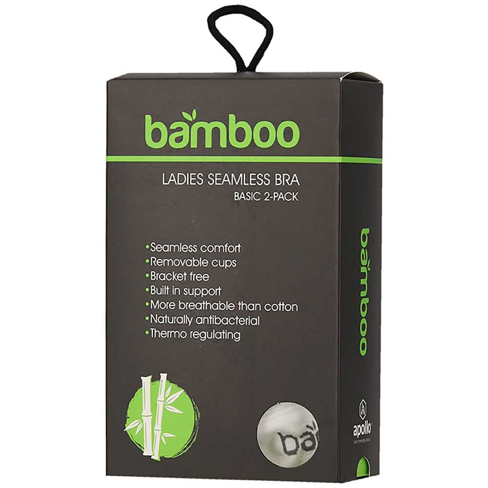 Bambus-Top – BH – nahtlos – 2er-Pack