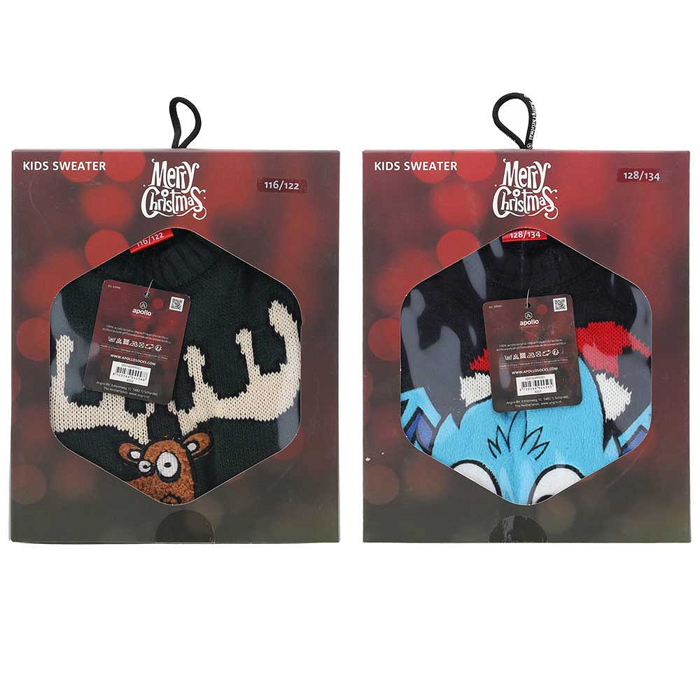 Kerst trui - Kids - Gebreid