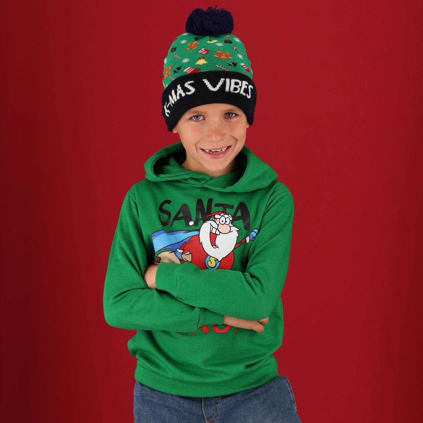 Kerst muts - Kids - Met lichtjes