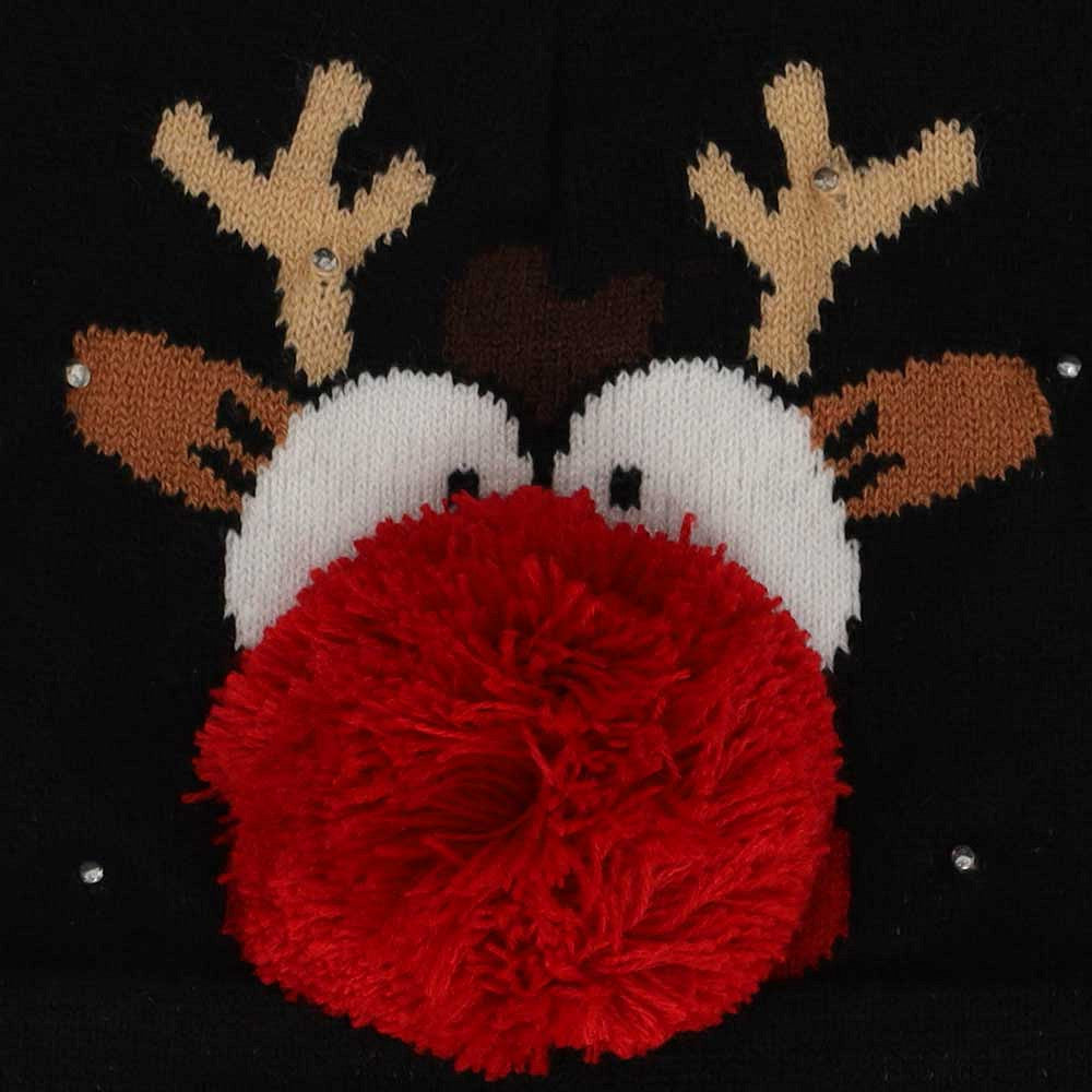Weihnachtsmütze mit Lichtern - Christmas Rocks Einheitsgröße