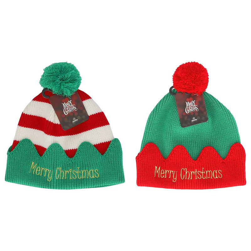 Weihnachtsmützen für elf Erwachsene