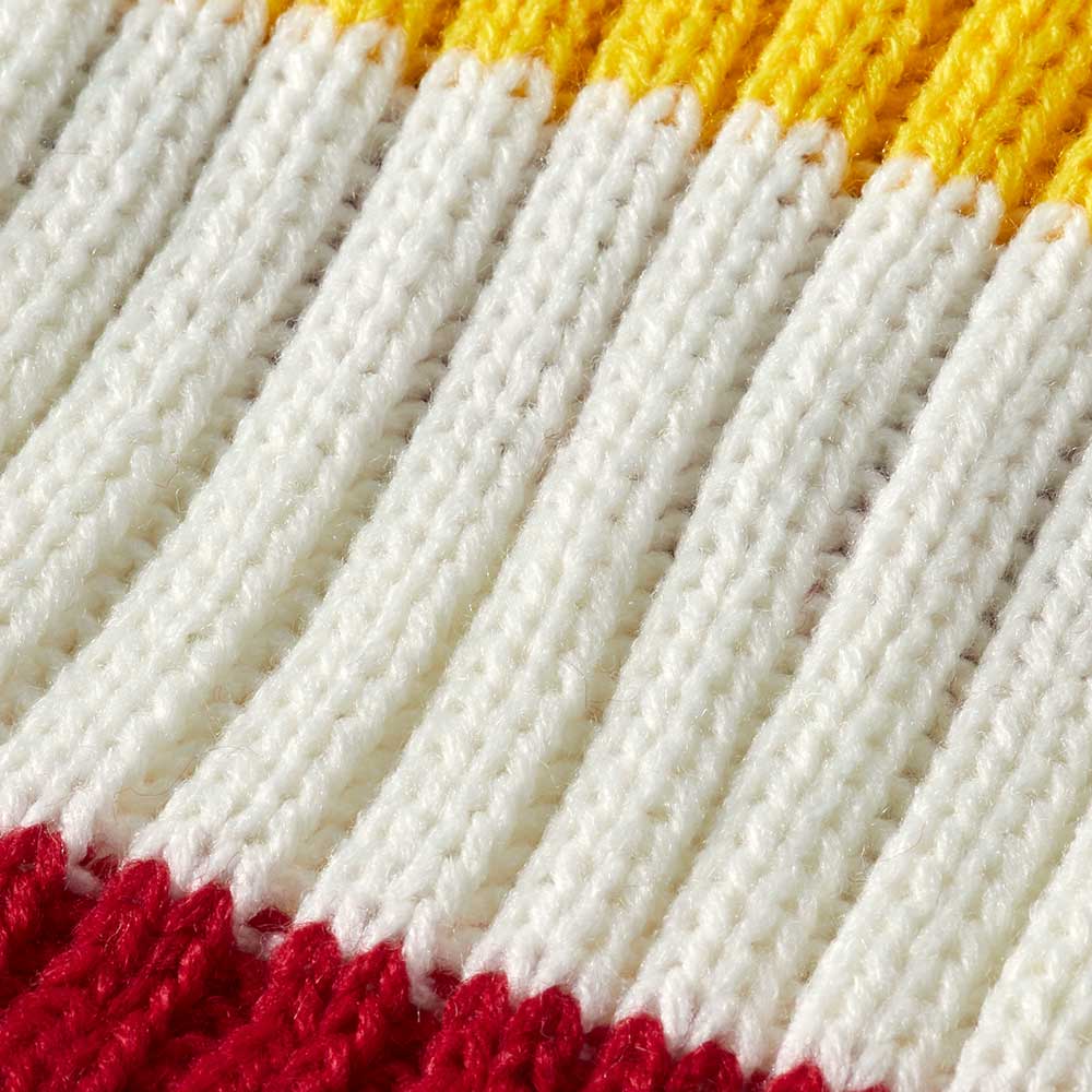 Écharpe de fête pour enfants 2 x 2 côtes
