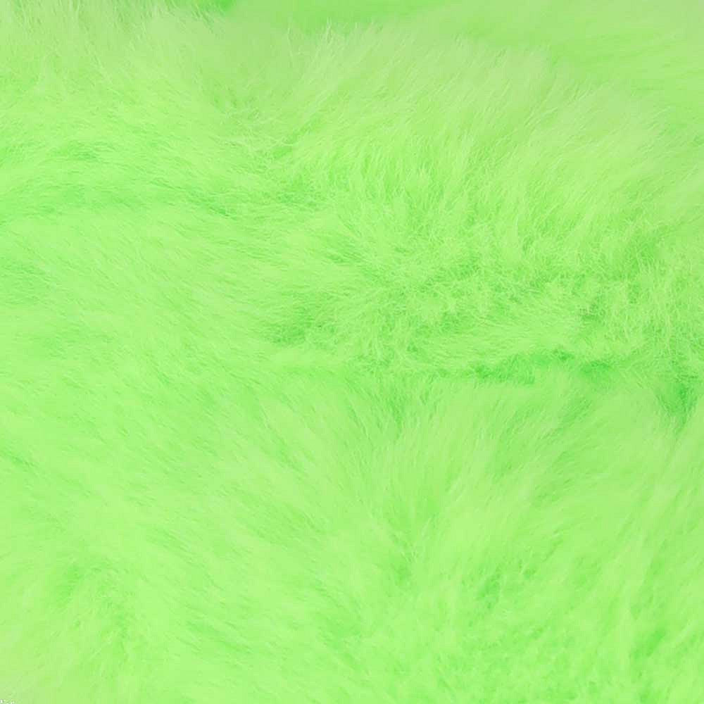 Haarband - fake fur - neon