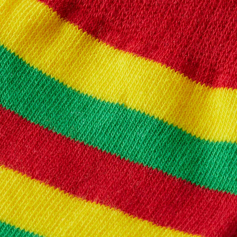 Partysocken mit Streifen