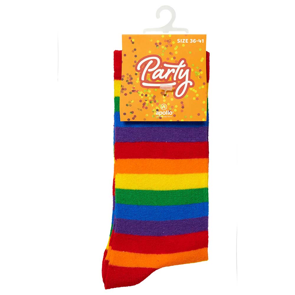 Partysocken mit Streifen