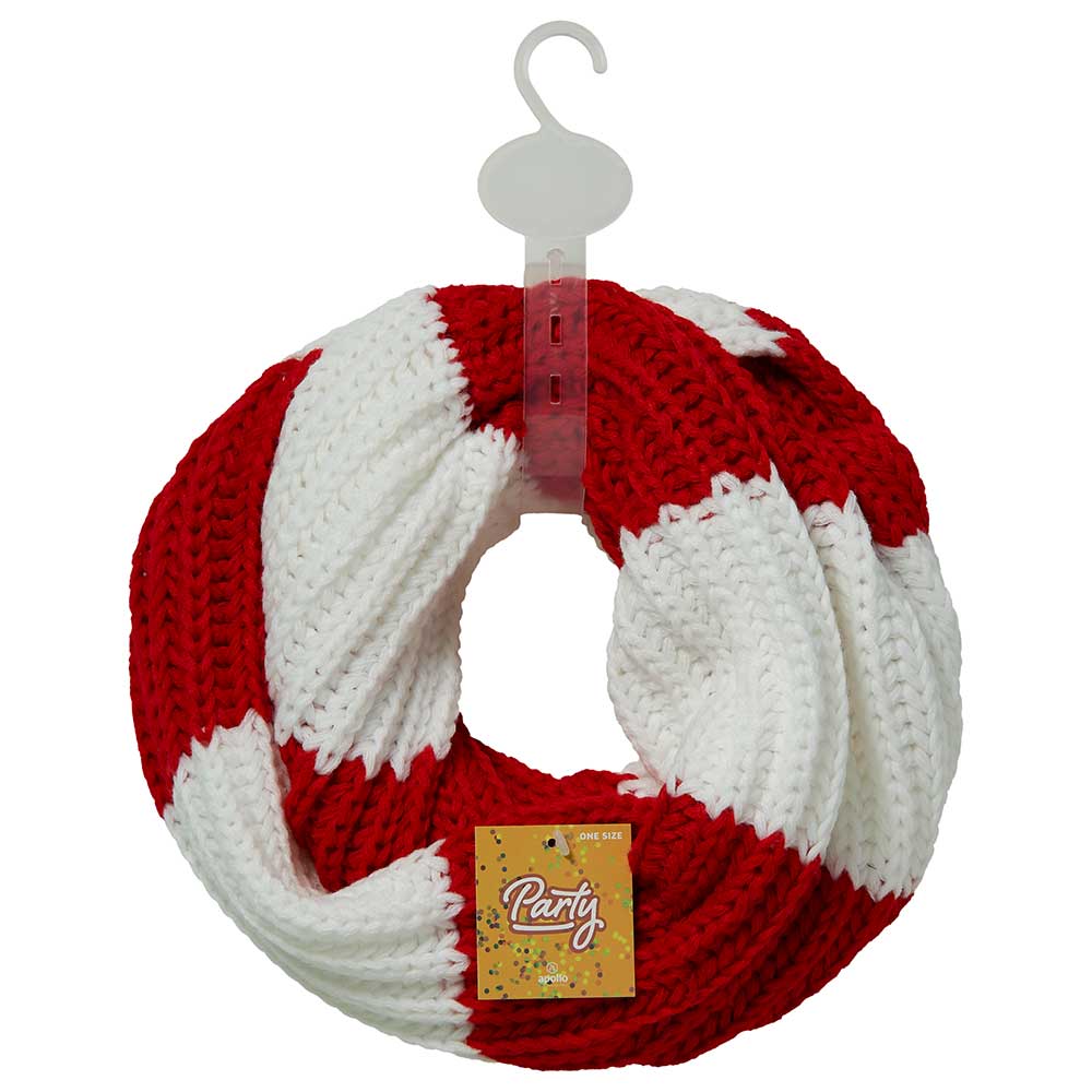 Feest snood gebreid - carnavals snood
