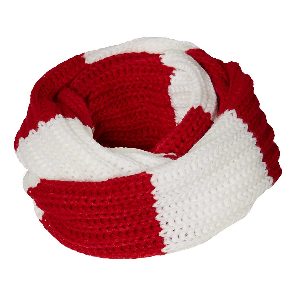 Feest snood gebreid - carnavals snood