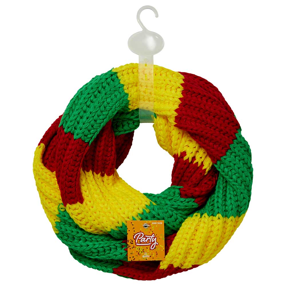 Feest snood gebreid - carnavals snood