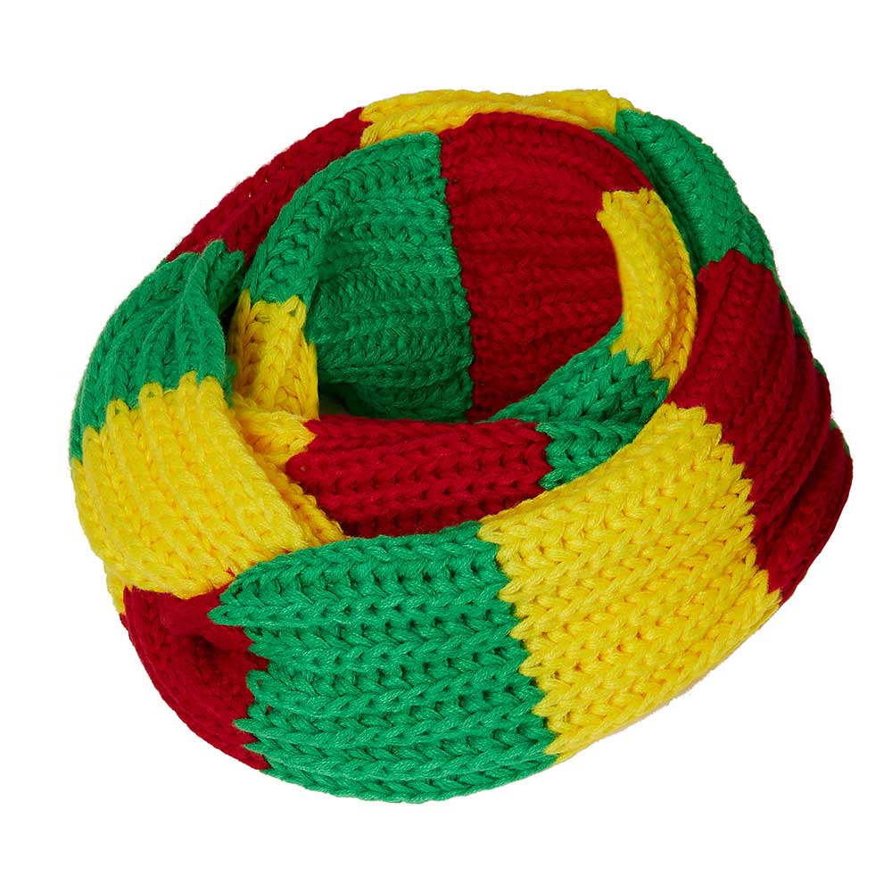 Feest snood gebreid - carnavals snood