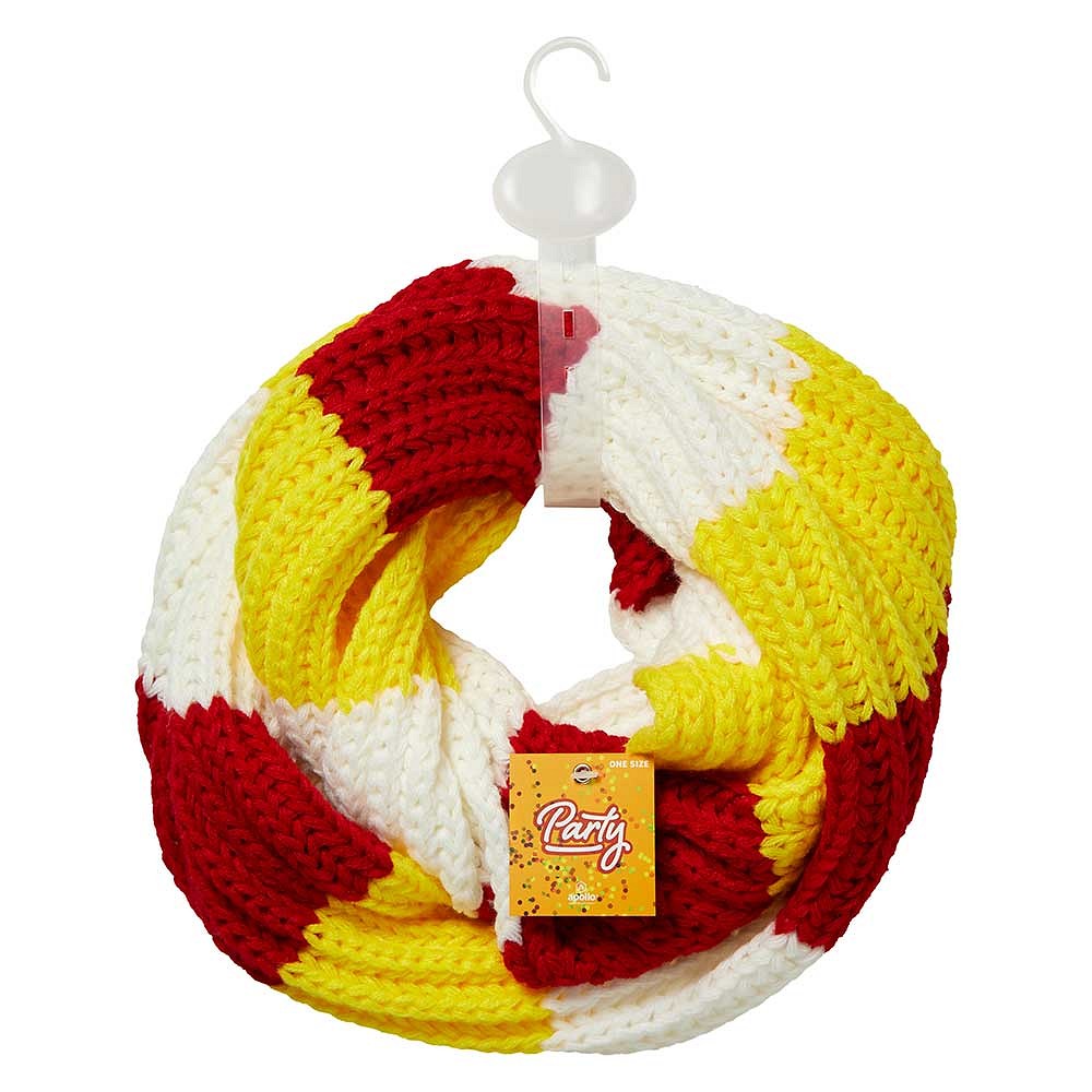 Feest snood gebreid - carnavals snood