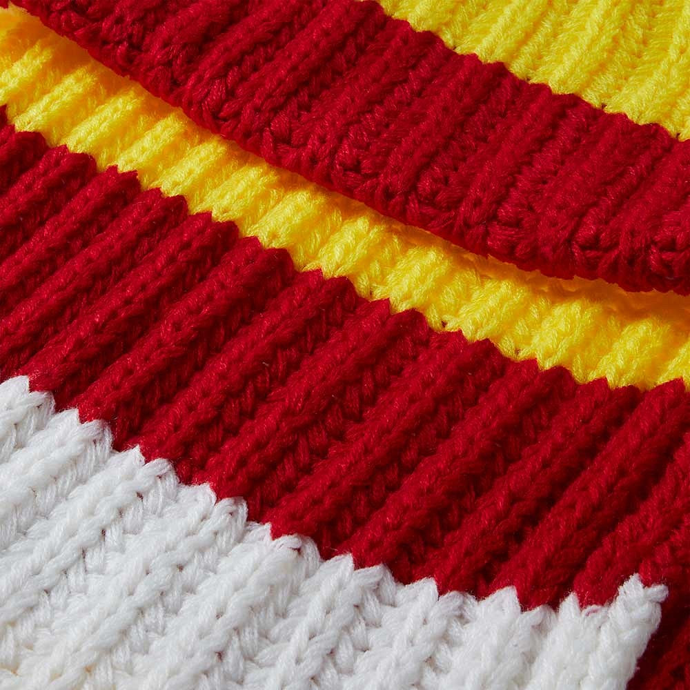 Feest snood gebreid - carnavals snood