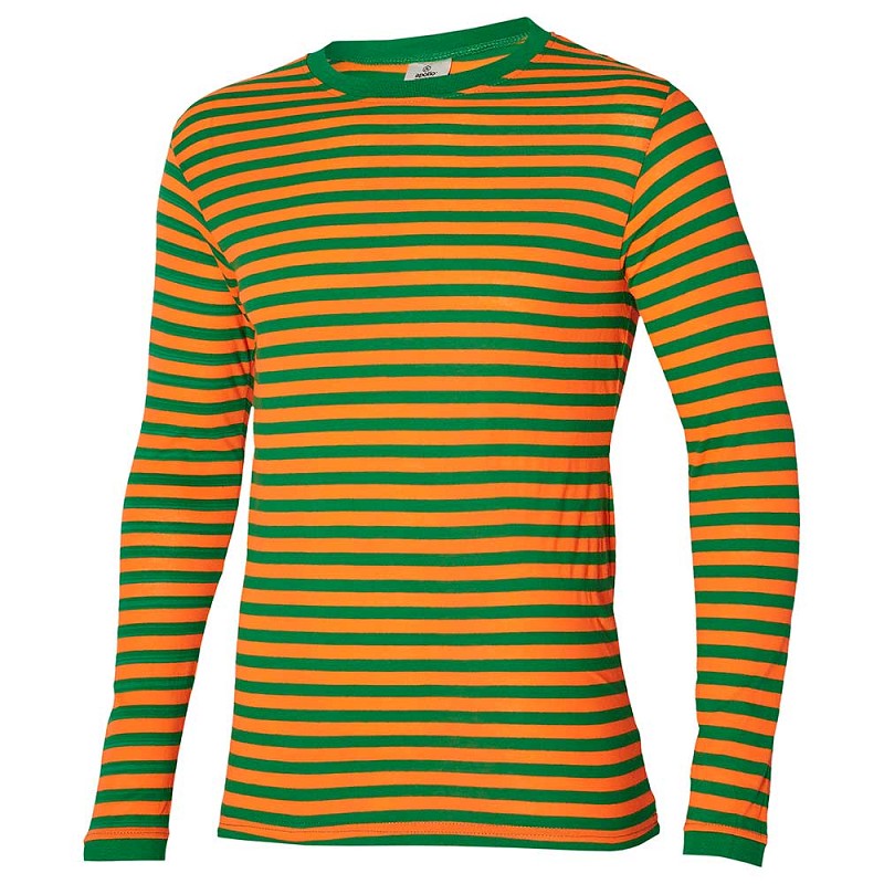 Party shirt men long sleeves stripes