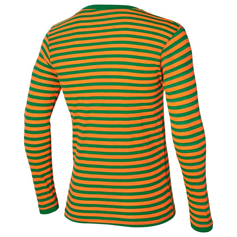 Party shirt men long sleeves stripes
