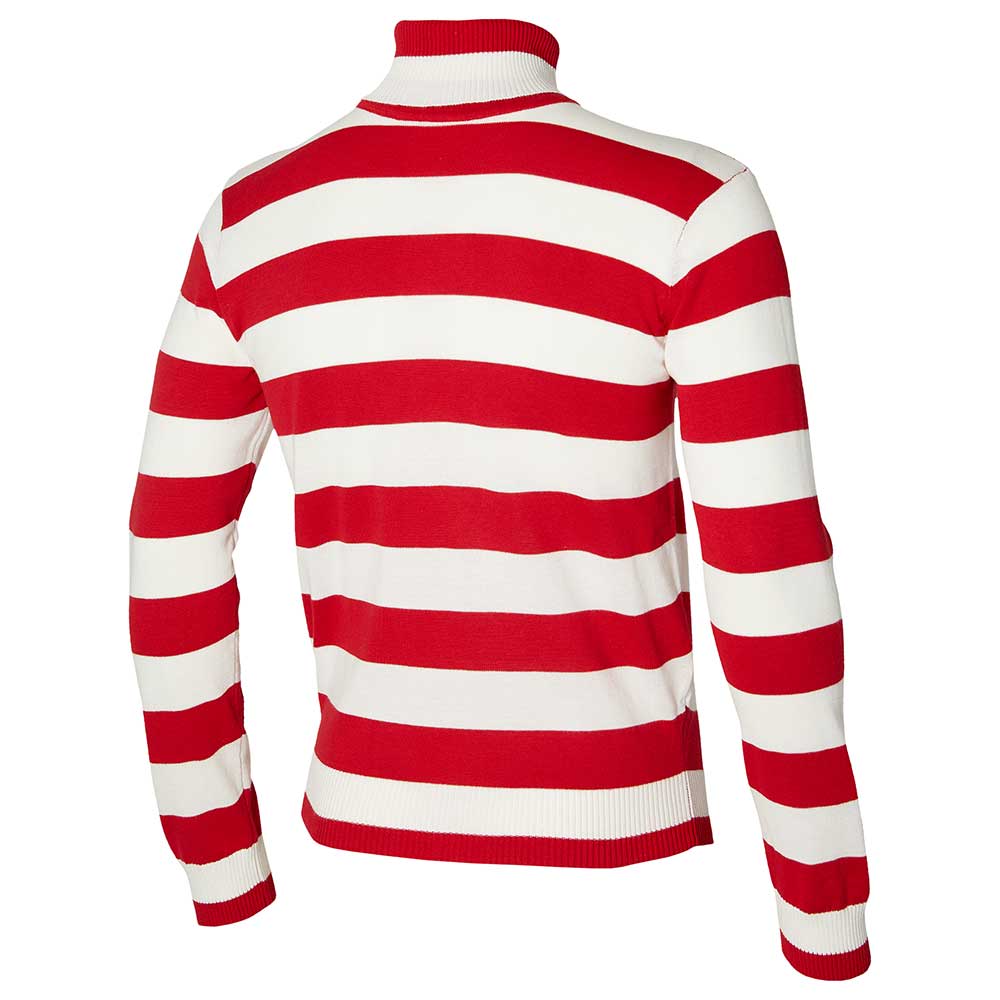 Pull de carnaval tricoté avec col roulé - pull de fête tricoté