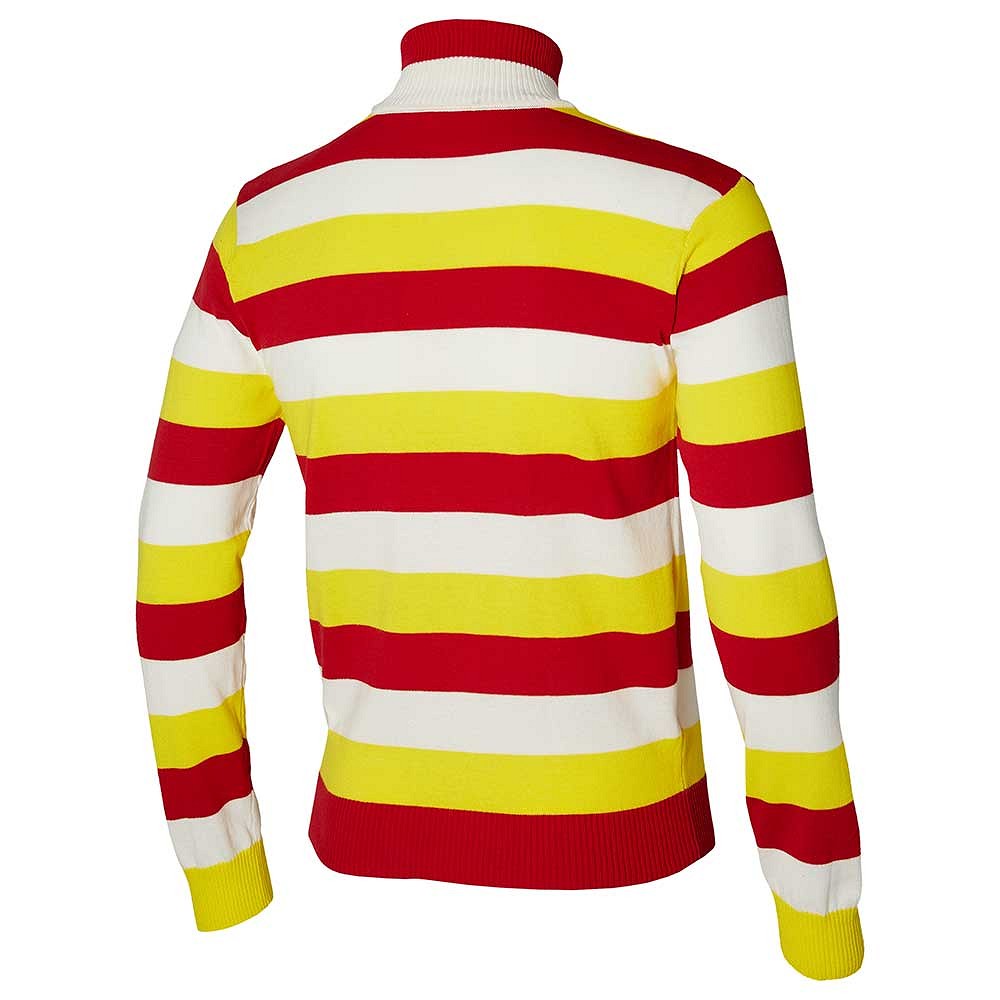 Pull de carnaval tricoté avec col roulé - pull de fête tricoté