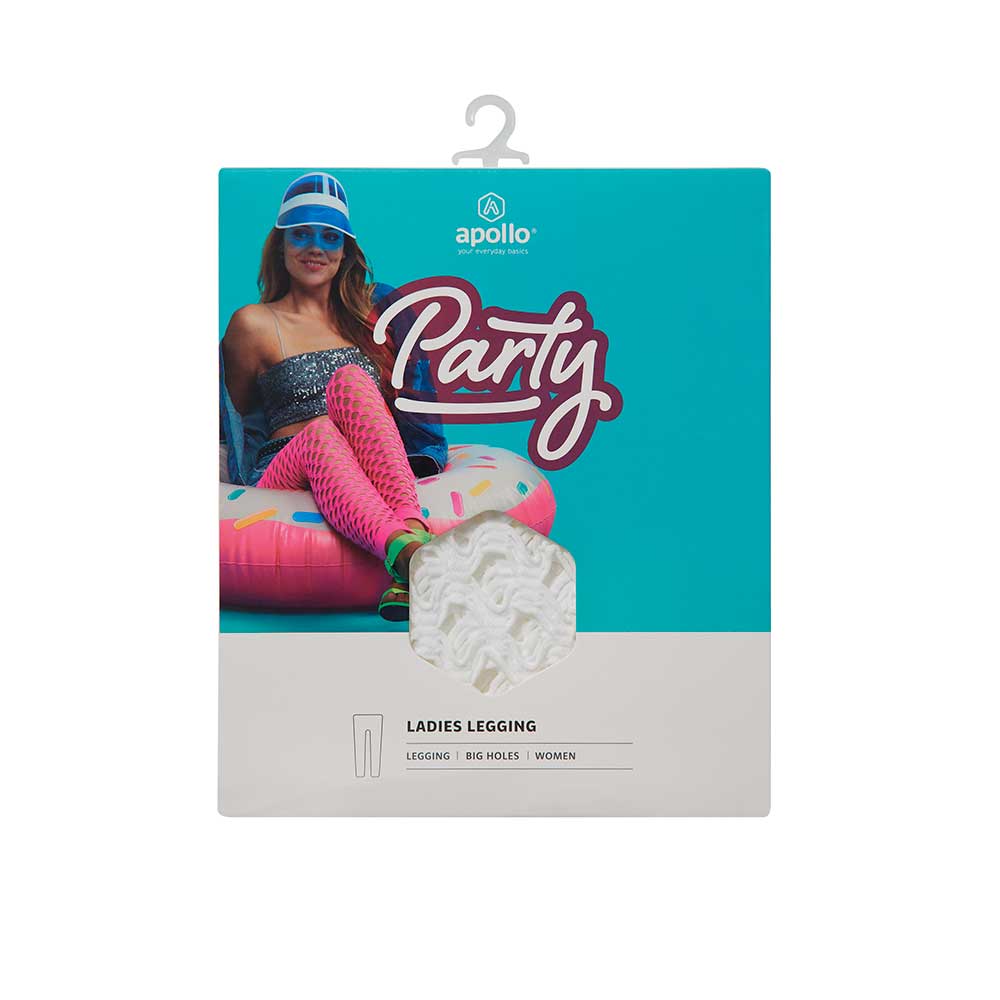 Panty doorschijnend stretch met gaten