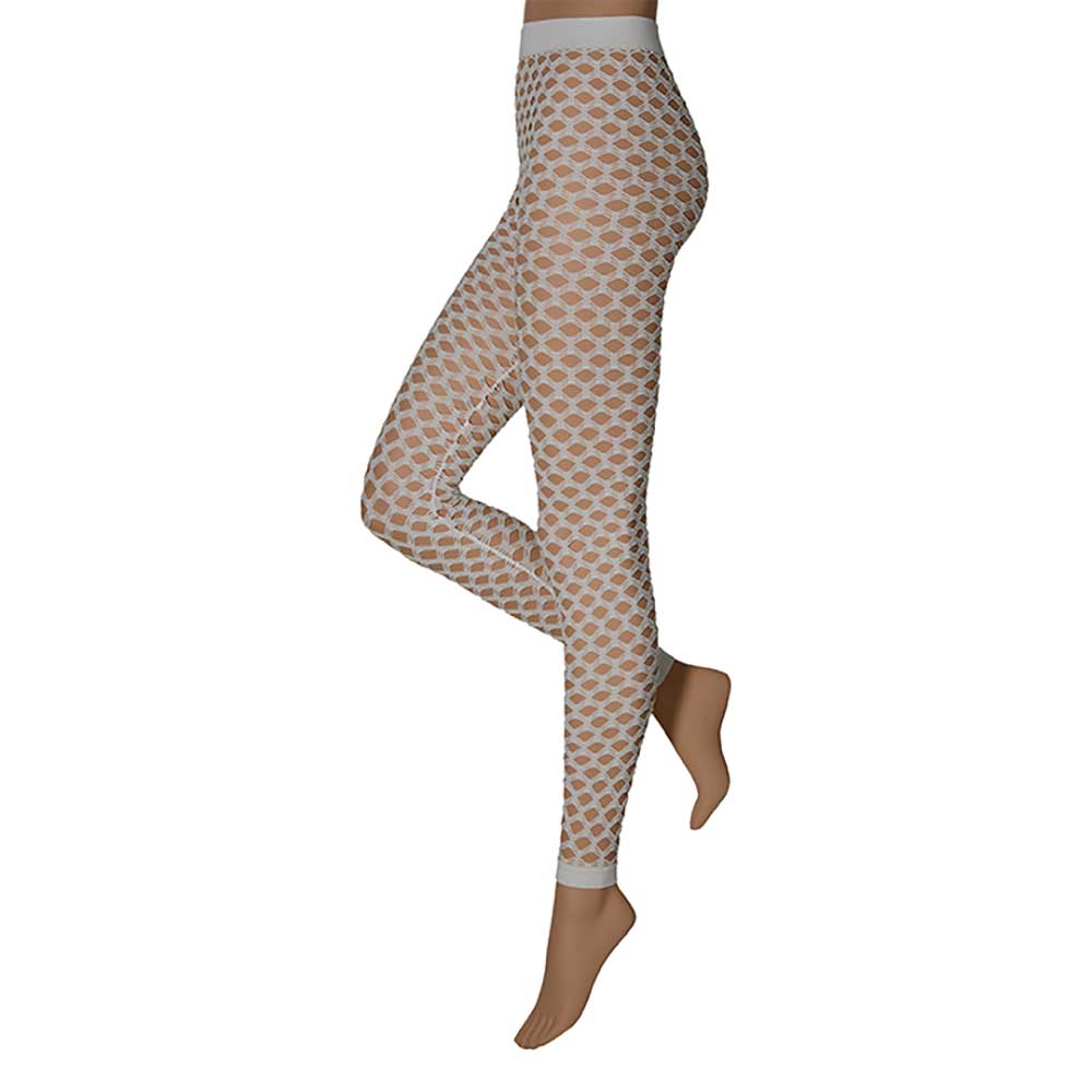 Panty doorschijnend stretch met gaten