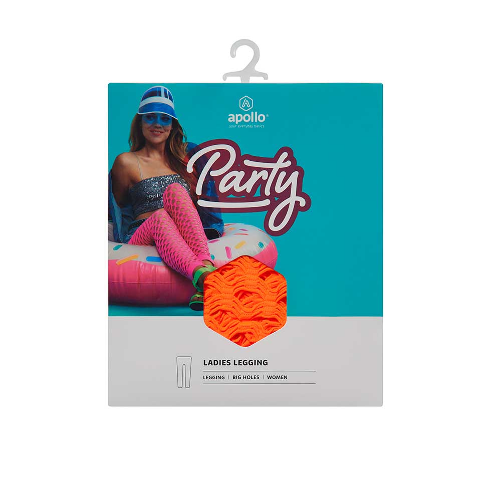 Panty doorschijnend stretch met gaten
