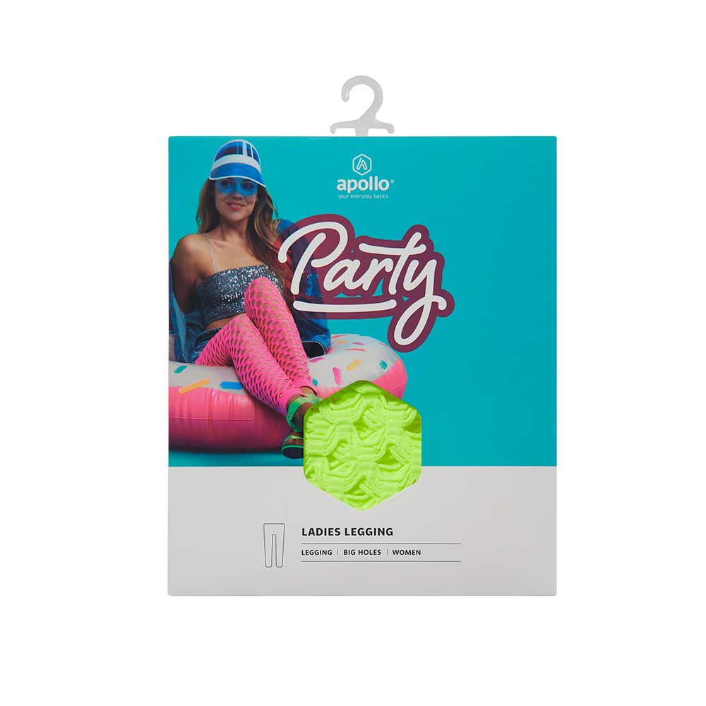 Panty doorschijnend stretch met gaten