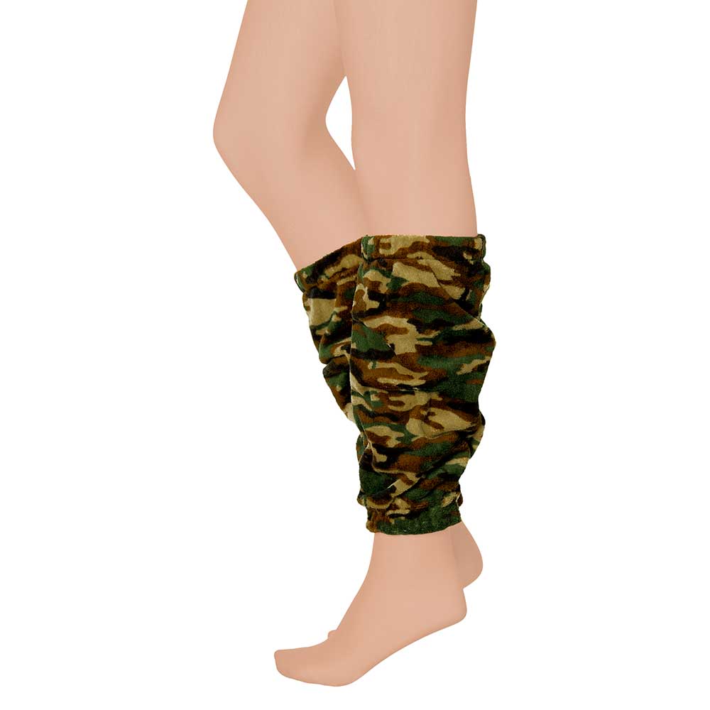 Zachte beenwarmers met print