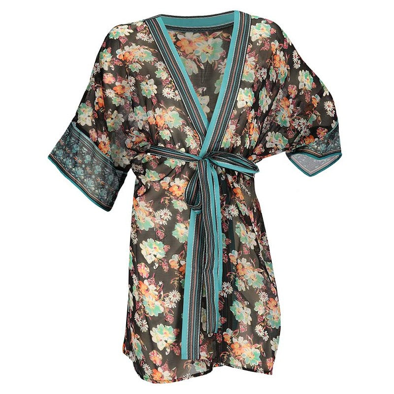 Zomerjurk - Overtop Dames - Bloemen Design - One Size