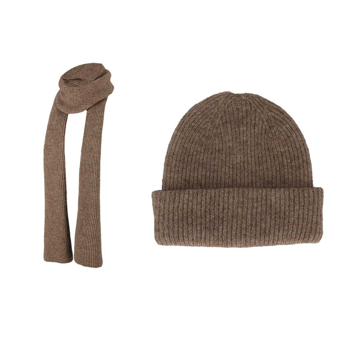 Bonnet et Écharpe pour Femme - Ensemble - Taille Unique