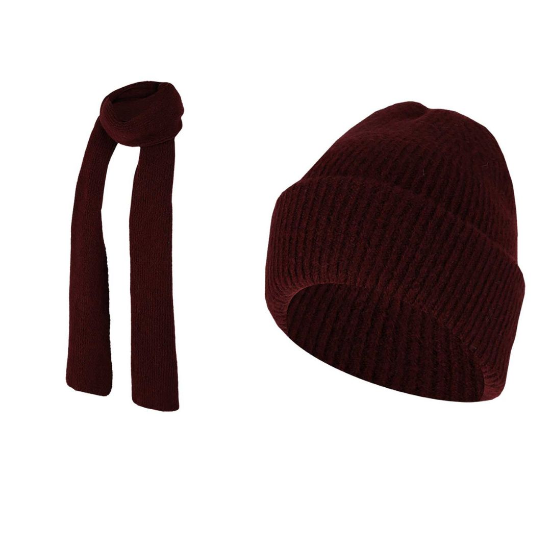 Bonnet et Écharpe pour Femme - Ensemble - Taille Unique