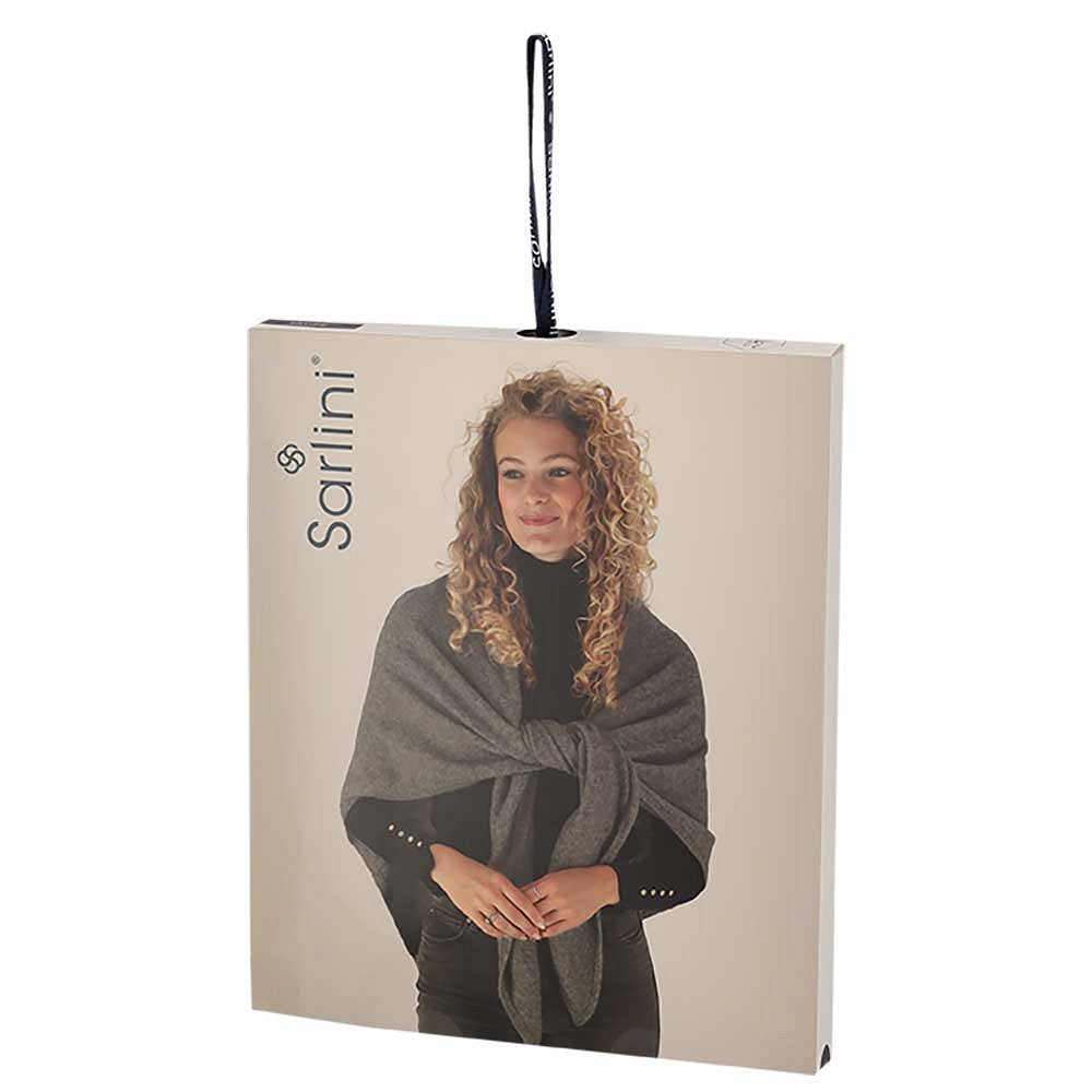 Gebreide omslagdoek - Dames - Antraciet