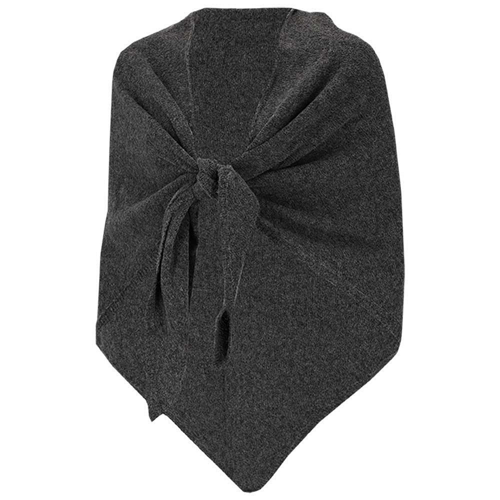 Gebreide omslagdoek - Dames - Antraciet