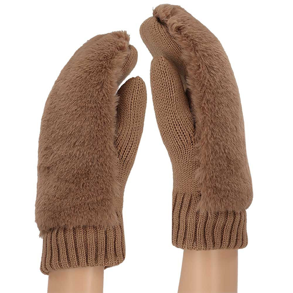 Dames teddy wanten - One size
