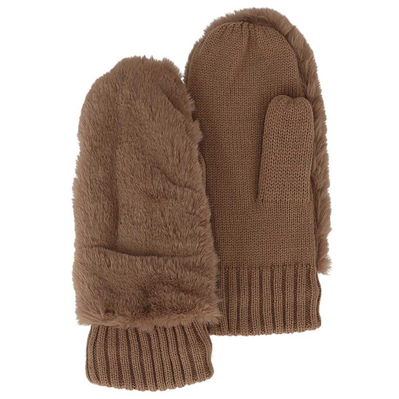 Dames teddy wanten - One size