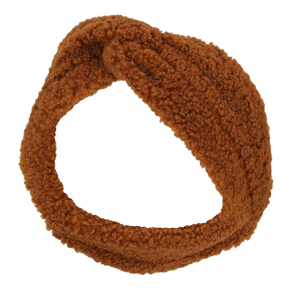 Schlauchschal und Stirnband – Teddywolle