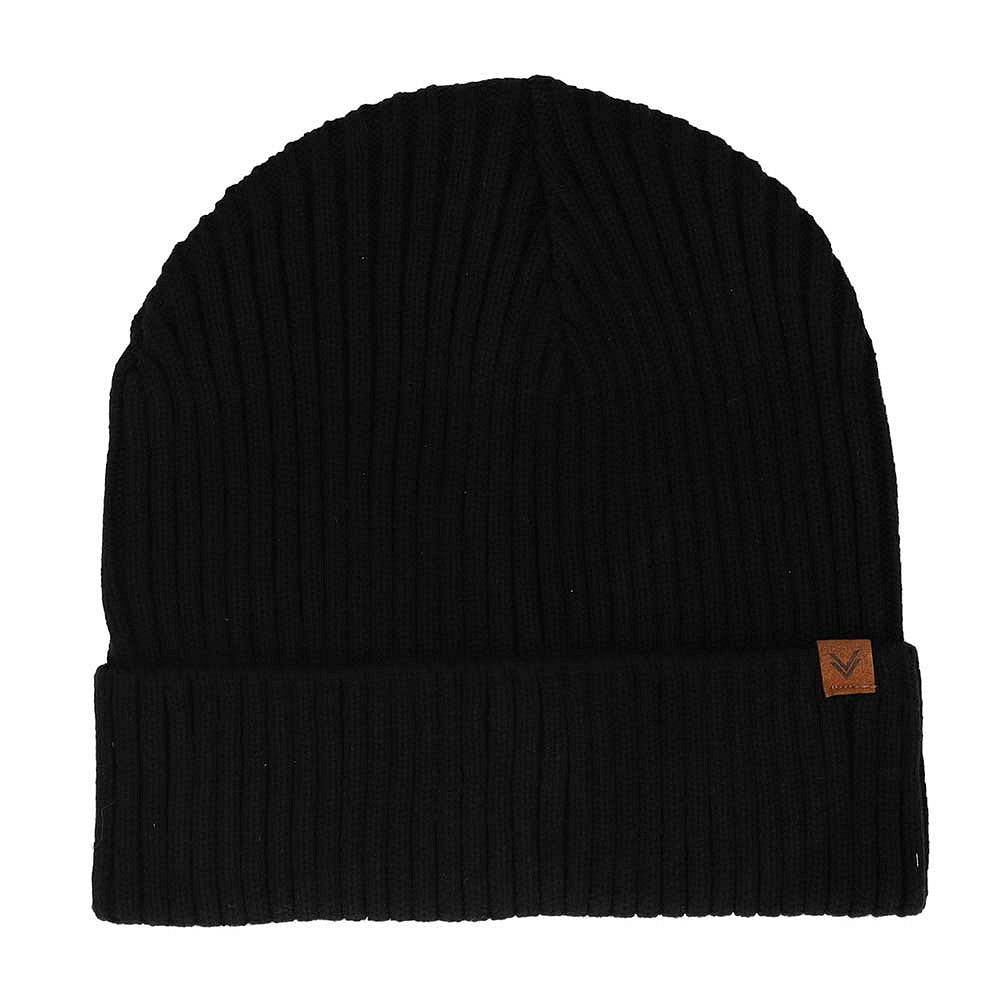 Muts heren - Ribbed - Effen - One Size