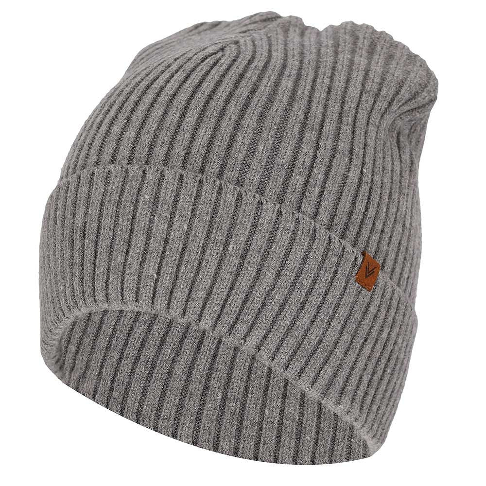 Muts heren - Ribbed - Effen - One Size