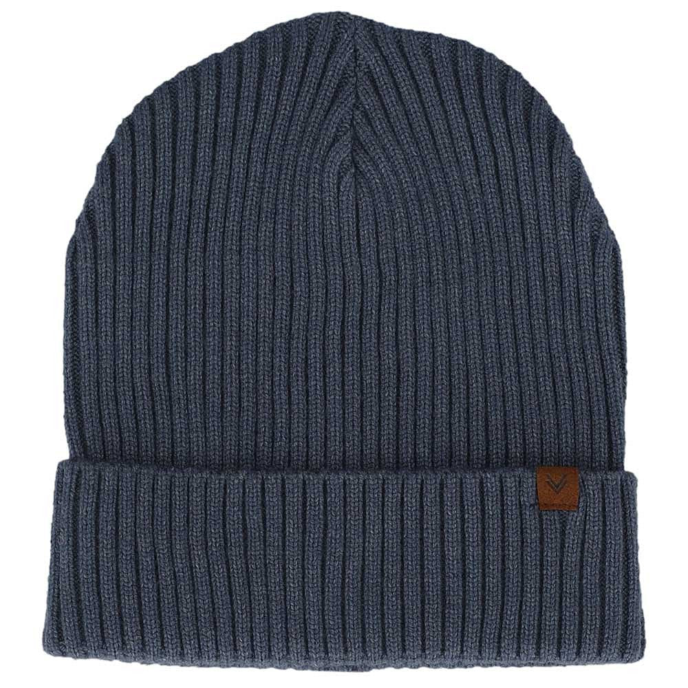 Muts heren - Ribbed - Effen - One Size