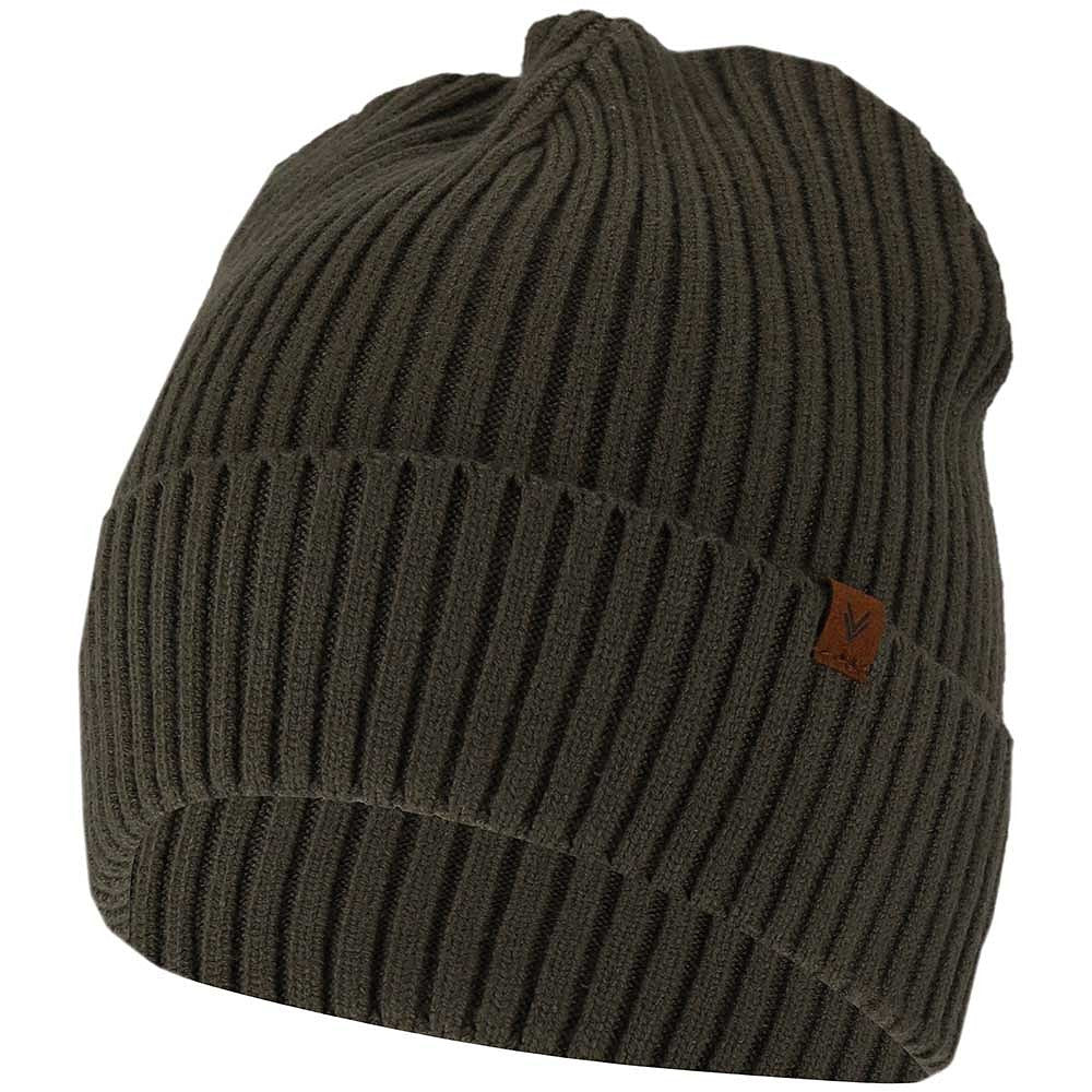Muts heren - Ribbed - Effen - One Size