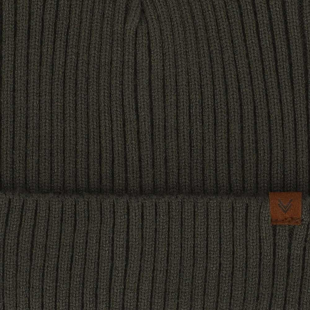 Muts heren - Ribbed - Effen - One Size
