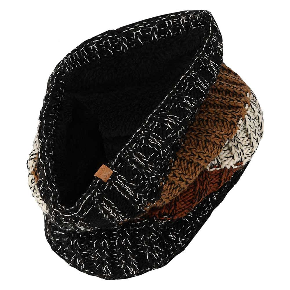 Skiset heren - Muts & Colsjaal - Fashion Stripes - One Size