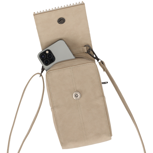 Telefoontasje dames crossbody - PU Leer