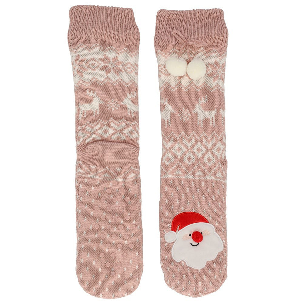 Huissokken kerst dames - Pompons - One Size